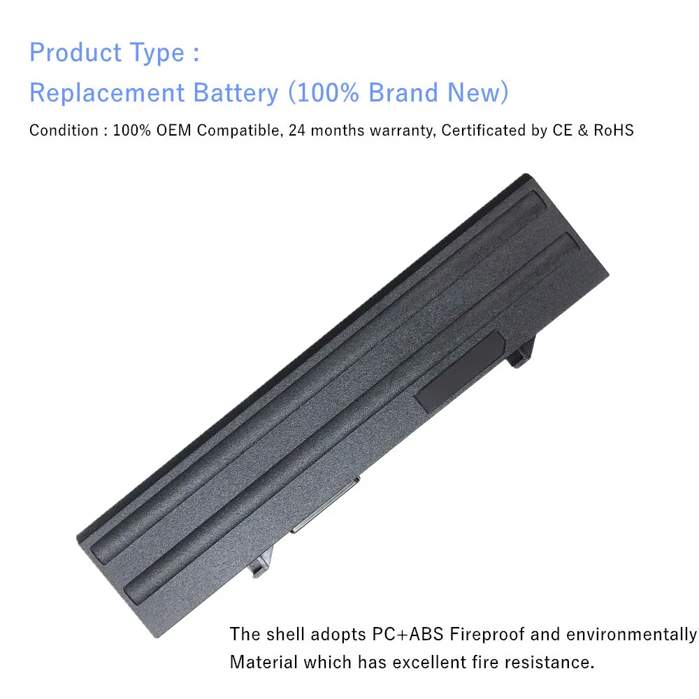 KM742 KM769 batería del ordenador portátil para Dell Latitude E5400 312-0762 312-0769 451-10616 E5410 E5500 E5510 - imagen 4