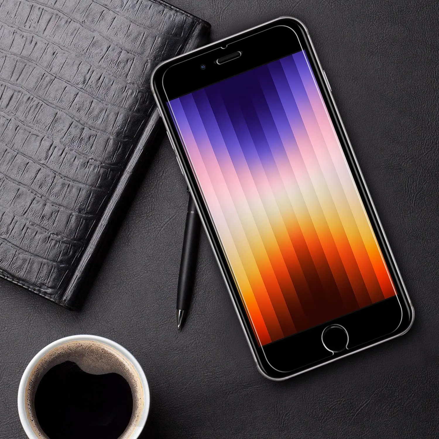 Protector de pantalla de vidrio templado 9H para iPhone, película de vidrio templado HD para iPhone 6, 6S, 7, 8, 5, 5S, SE2020, SE2022, 2 o 4 unidades - imagen 3