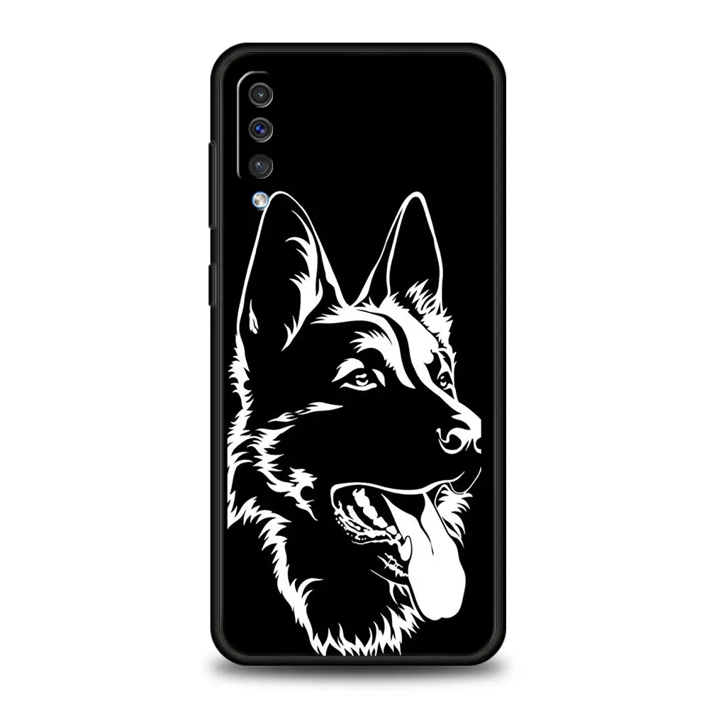 Funda de perro pastor alemán de belleza para Samsung A56 A36 A26 A54 A52 A24 A14 A50 A72 A20E A06 A12 A22 A34 A42 A32 A04s A16 5G - imagen 4