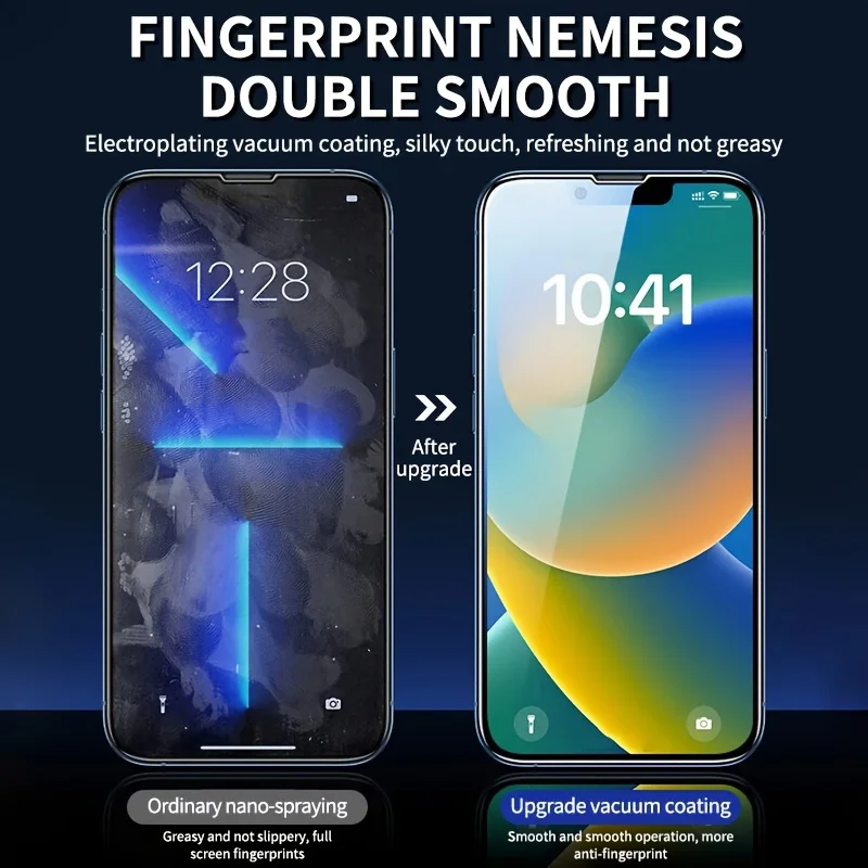 3 piezas de vidrio templado para iPhone 11 12 13 14 15 Pro XR X XS Max Protector de pantalla para iPhone 12 13 Mini vidrio - imagen 4