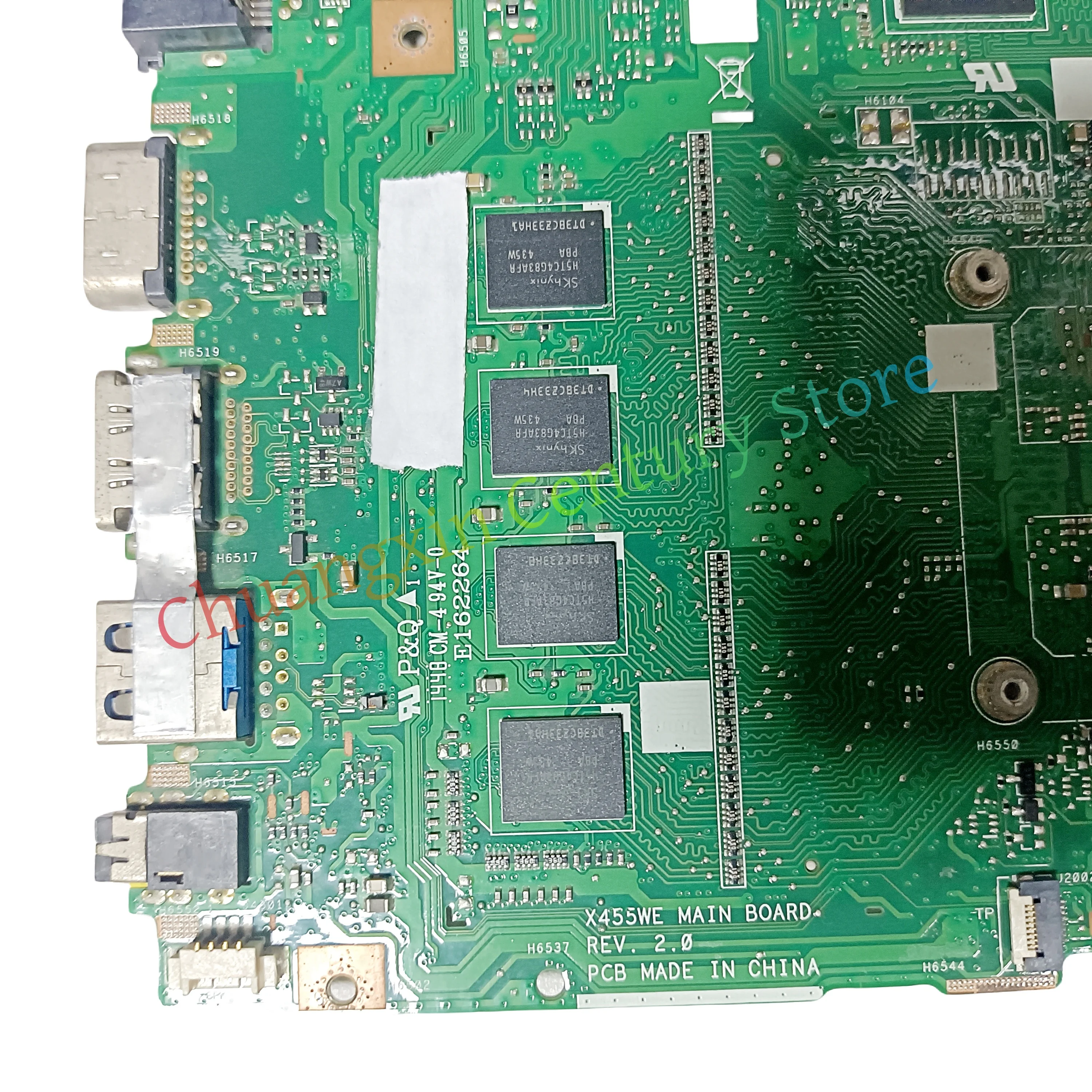 Placa base X455WE para portátil Asus X455W X455WA X455WE X454W X454WA con CPU EM6110 RAM 4G GPU 2G 100% prueba ok envío - imagen 5