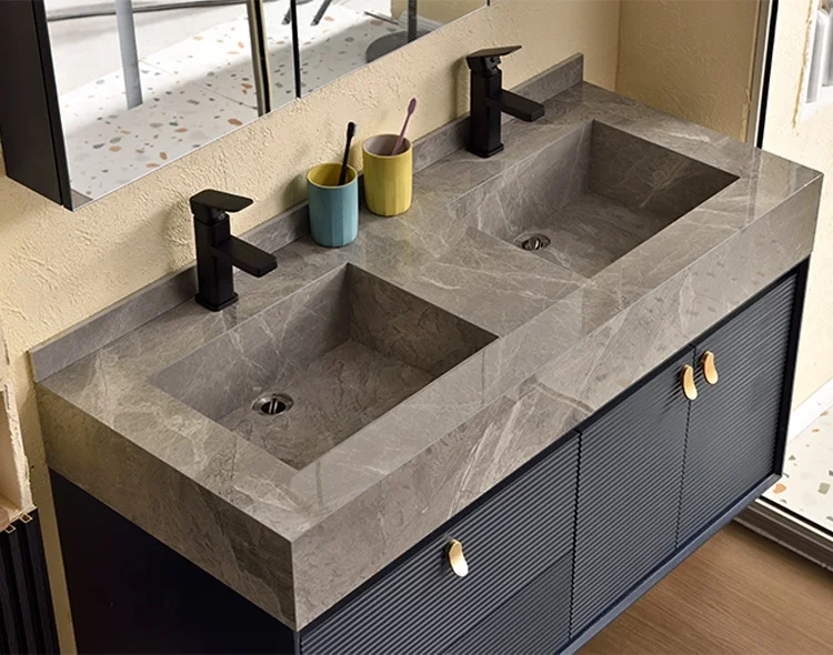 Con fabricación de etiquetas privadas, gabinete con espejo, espejo de baño, nuevos diseños, tocadores de baño - imagen 5