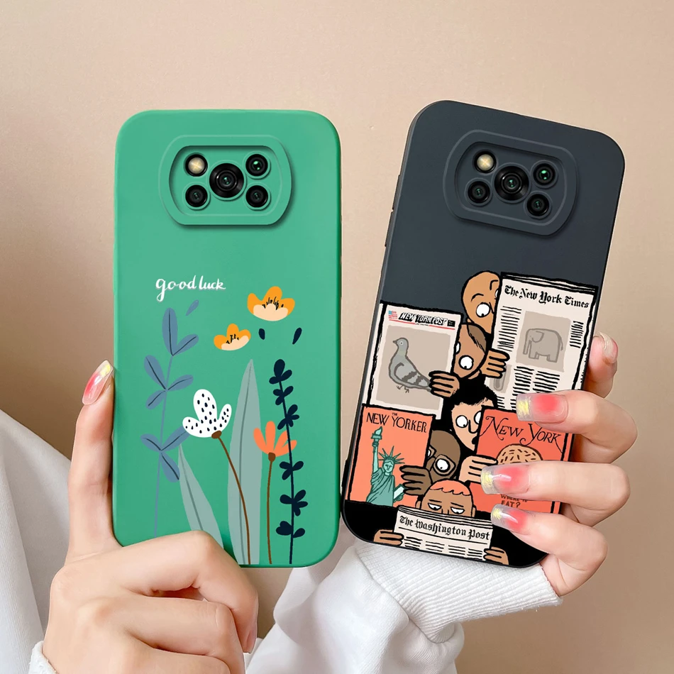 Funda para Xiaomi Poco X3 Pro GT NFC, cubierta mejorada de silicona líquida, protección completa, parachoques antichoque para Poco X 3 Pro X3 NFC X3GT - imagen 2