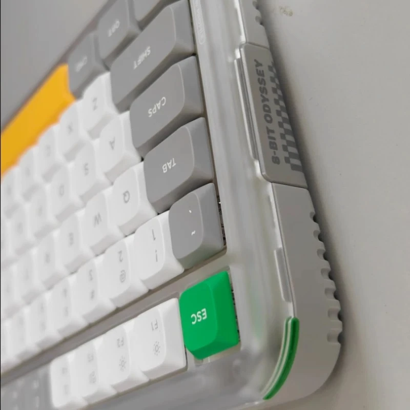 NuPhy Kick75 teclado trimododo Bluetooth interruptores silenciosos inalámbricos altura ajustable personalizable para juegos de escritura diarios de oficina - imagen 3