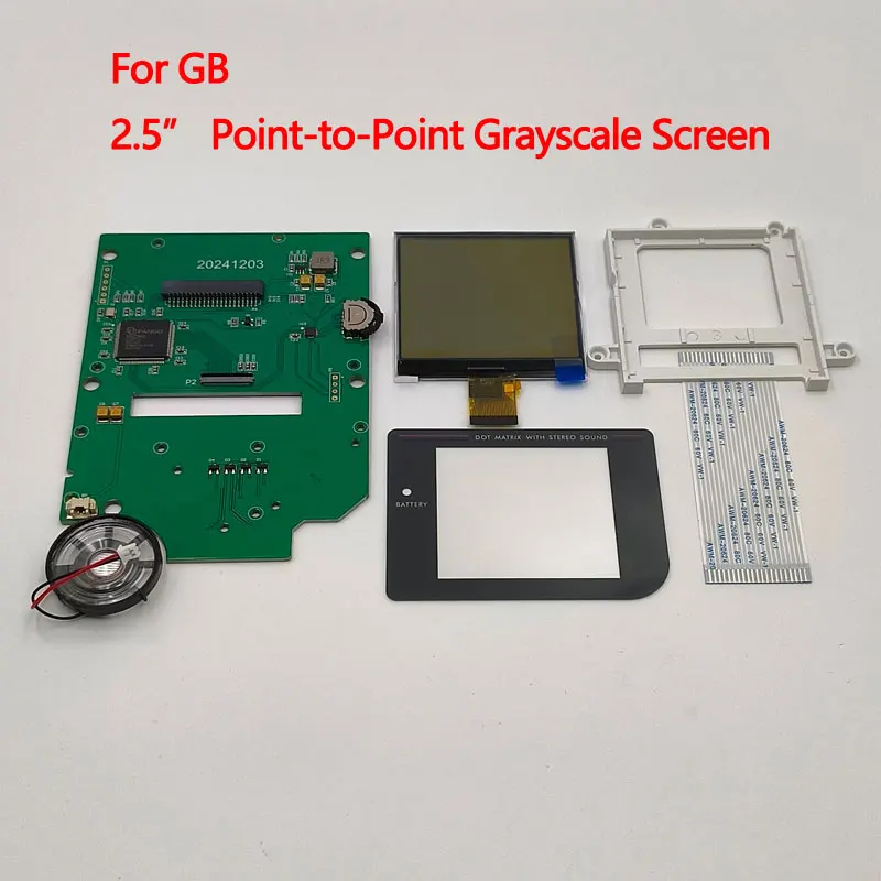 Pantalla de 2,5 pulgadas en escala de grises adecuada para Gameboy GB DMG LCD Fácil de instalar. No es necesario cortar abrir la cáscara. - imagen 4