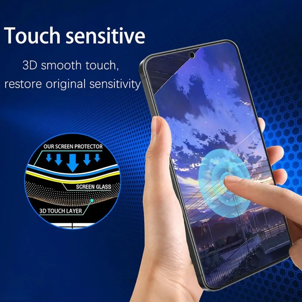 3 uds vidrio templado Ultra transparente para Samsung S25 S24 S23 Ultra S22 S21 Plus Protector de pantalla para Samsung S25 Edge S24 S23 S21 FE - imagen 5