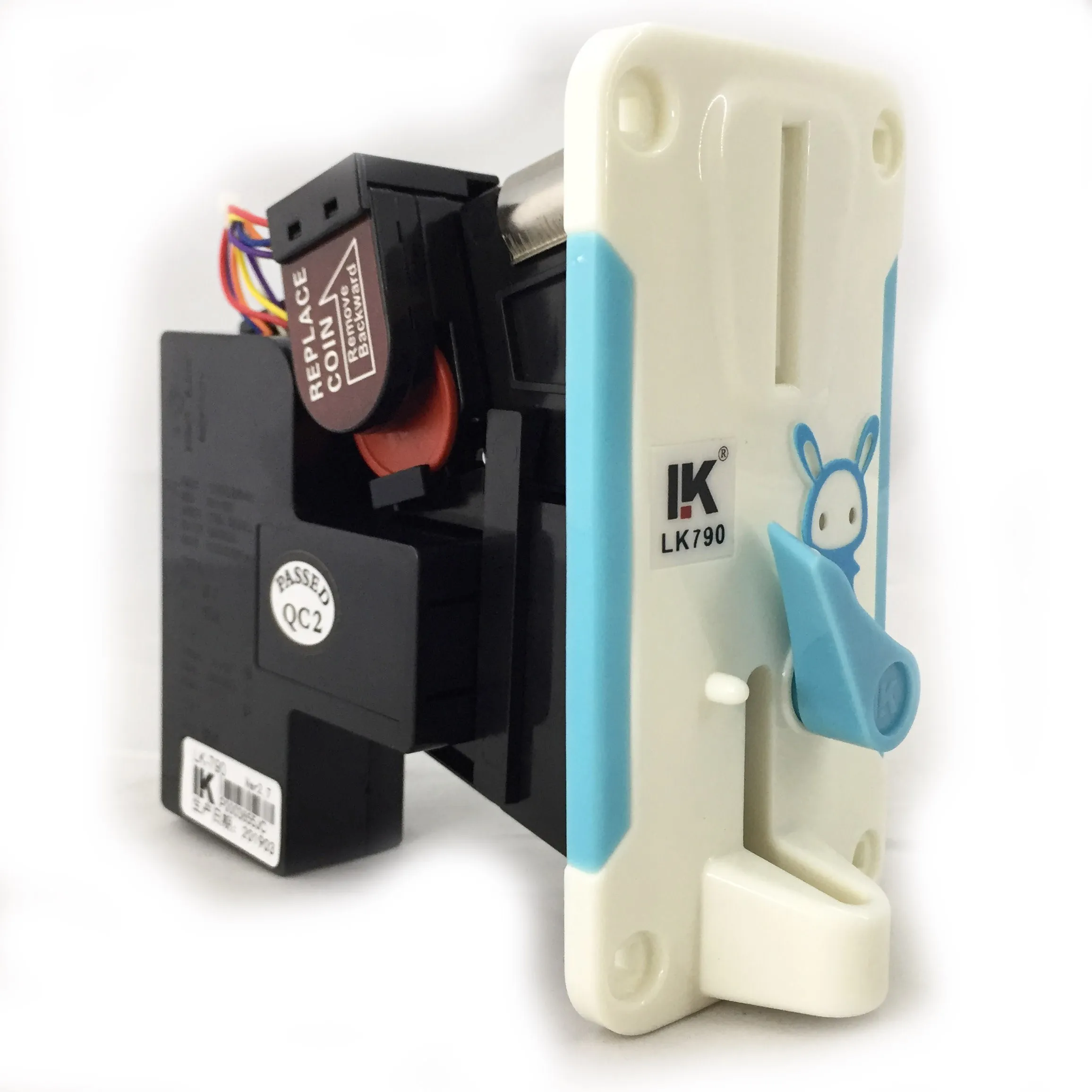 Selector de monedas de LK-790 para lavadora, máquina expendedora de monedas, conejo de dibujos animados, máquina para niños, aceptador de monedas - imagen 2