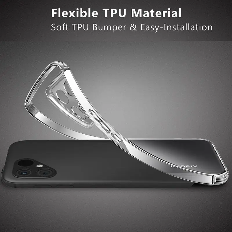 Funda de teléfono transparente de TPU para Fairphone 6 5 Fairphone5, funda protectora de cuatro esquinas a prueba de golpes, Fundas Capa - imagen 5