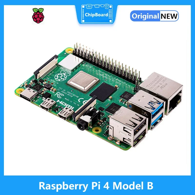 2025 Raspberry Pi 4B 2G4G8G RAM Linux Placa Cortex-A72 64 bits Quad Core 1,5 GHz SOC 2,4 y 5,0 GHz WiFi Bluetooth 5,0 - imagen 2