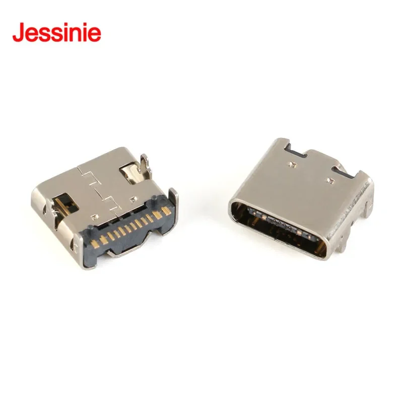 10 uds/5 uds Micro USB-3.1 SMD 16P tipo c conector hembra DIP4 interfaz de transmisión HD para teléfonos inteligentes enchufe de carga final - imagen 2