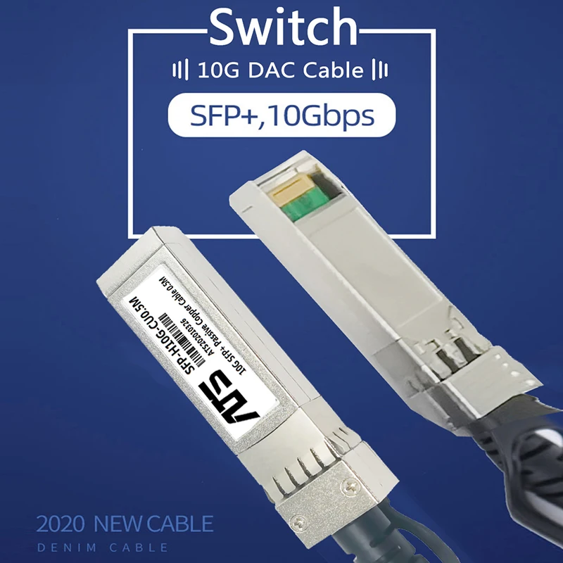 10G SFP+ Direct Attach Passive Copper Cables DAC Cable Direct Attach Passive Cable 0.5-10M for Cisco Huawei MikroTik Switch - imagen 3