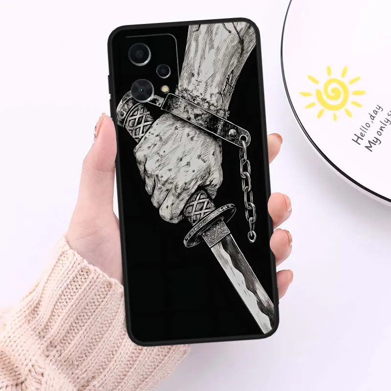 Funda Vagabond Samurai para OPPO Realme X7 GT2 GT C67 C55 C53 9 8 12 11 10 Neo Master Plus Pro funda de teléfono negra - imagen 4
