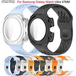 Samsung Galaxy Watch Ultra Correa Silicona Funda Vidrio Templado