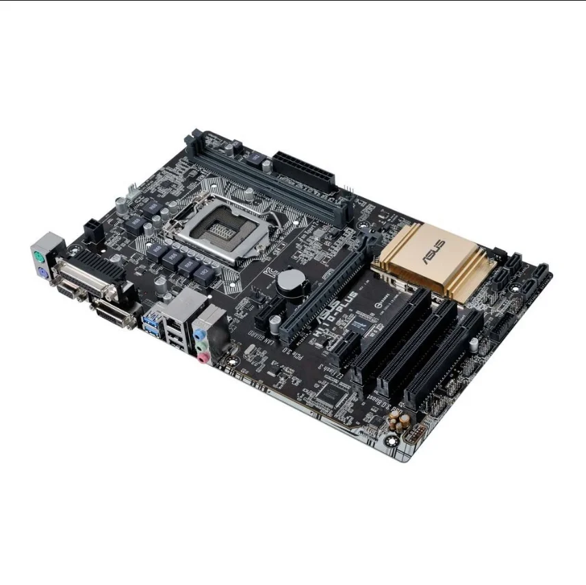 Placa base ASUS H110-PLUS compatible con i7-7700 6700K i5-7600 6500 i3-7300 CPU DDR4 32GB LGA1151 Intel H110 USB 3,0 PCIe 3,0 ATX - imagen 4