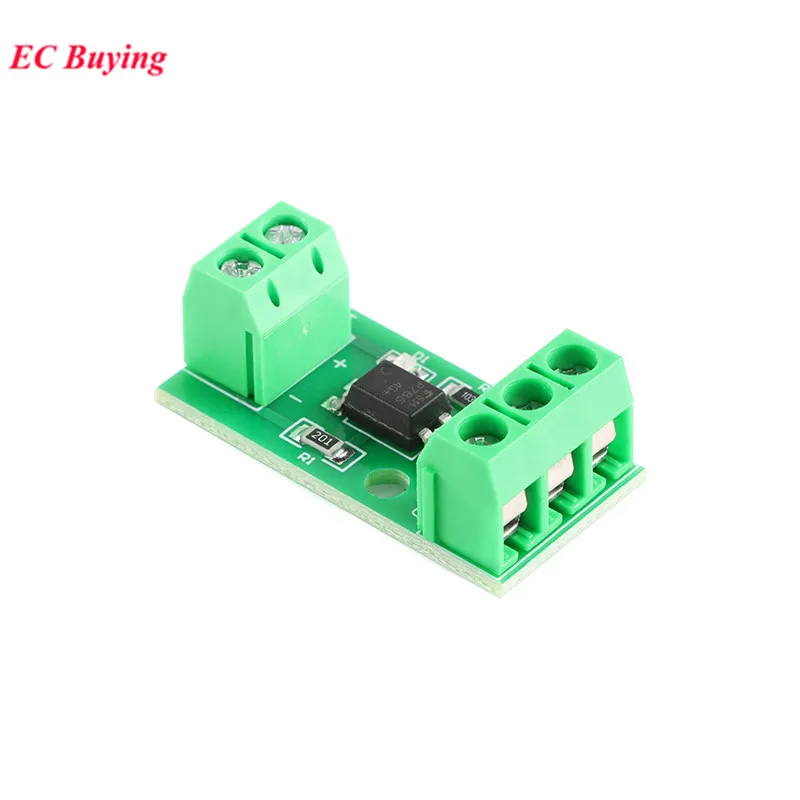 Módulo de aislamiento optoacoplador de 1 canal, aislador fotoeléctrico de 3-5V/12V/24V, placa de Motor de accionamiento PLC antiinterferencias, 5 uds./1 ud. - imagen 3