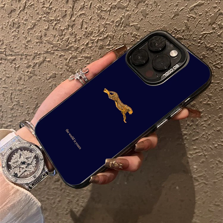 Funda de teléfono con diseño de leopardo para Samsung Galaxy S25 Ultra S24Ultra S23 FE S22 S 25 A56 A55 A16 A15 A35 A36 - imagen 5