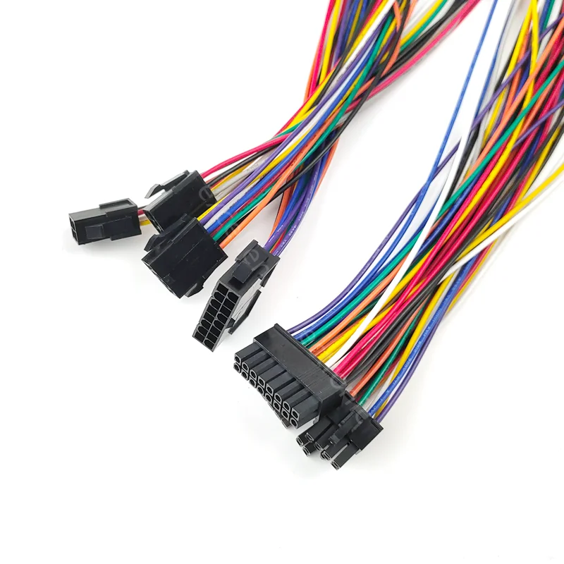 Arnés de cables para coche, color negro, 5557/5559, 4,2mm, 4P/6P/8P/10P/12P/14P/16P/18P/20P/22P/24 Pines, 2 unidades conector 1007-18AWG, 30CM de longitud - imagen 3
