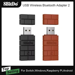 8BitDo Adaptador Bluetooth USB Multipataforma para PC y Consolas