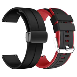 Correa de silicona de repuesto para Zeblaze Vibe 7/Pro/Lite/stratos 2 3/Btalk/GTR 3 Pro/Ares 3 Pro pulsera Huawei Watch GT4 22mm Correa