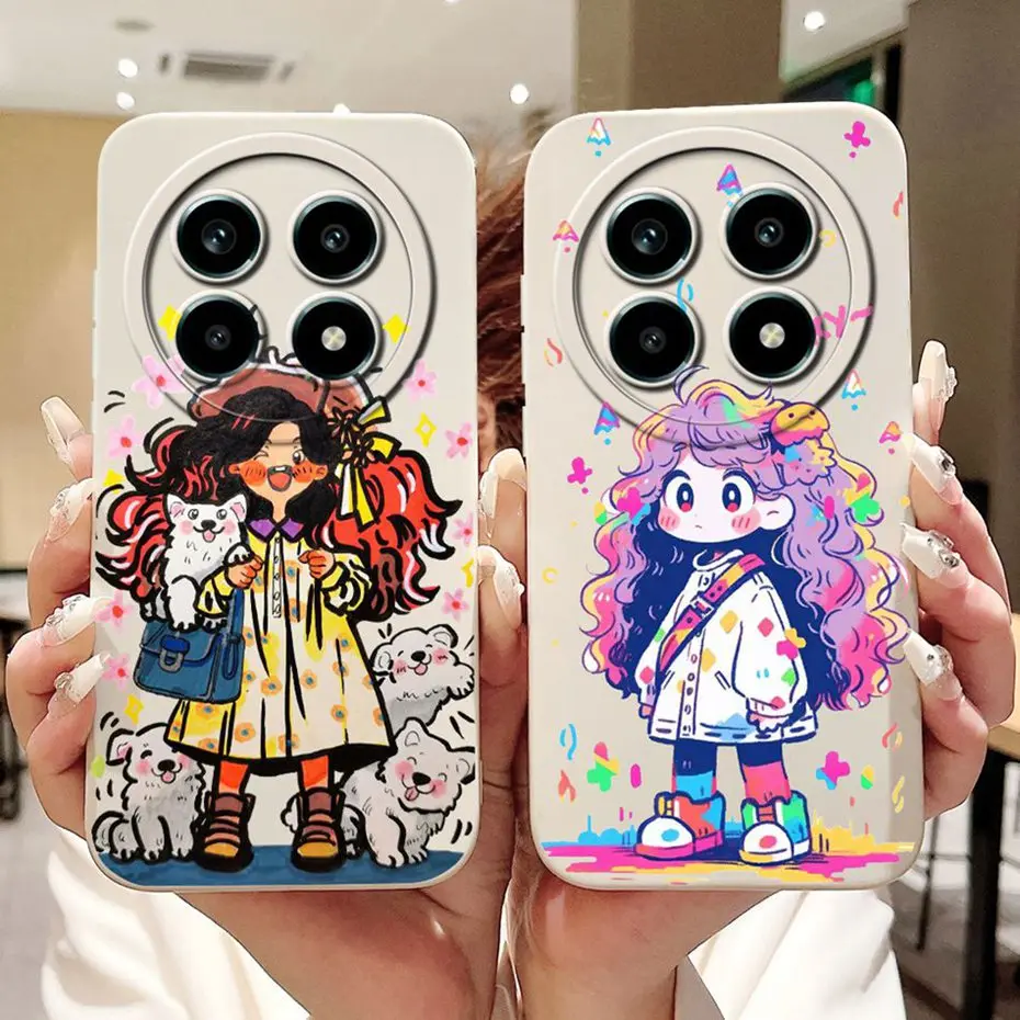 Para Realme 13 Pro 13Pro + hermosa mariposa flor impresa funda de teléfono para Realme 13 Pro Plus fundas de gelatina de silicona suave - imagen 3