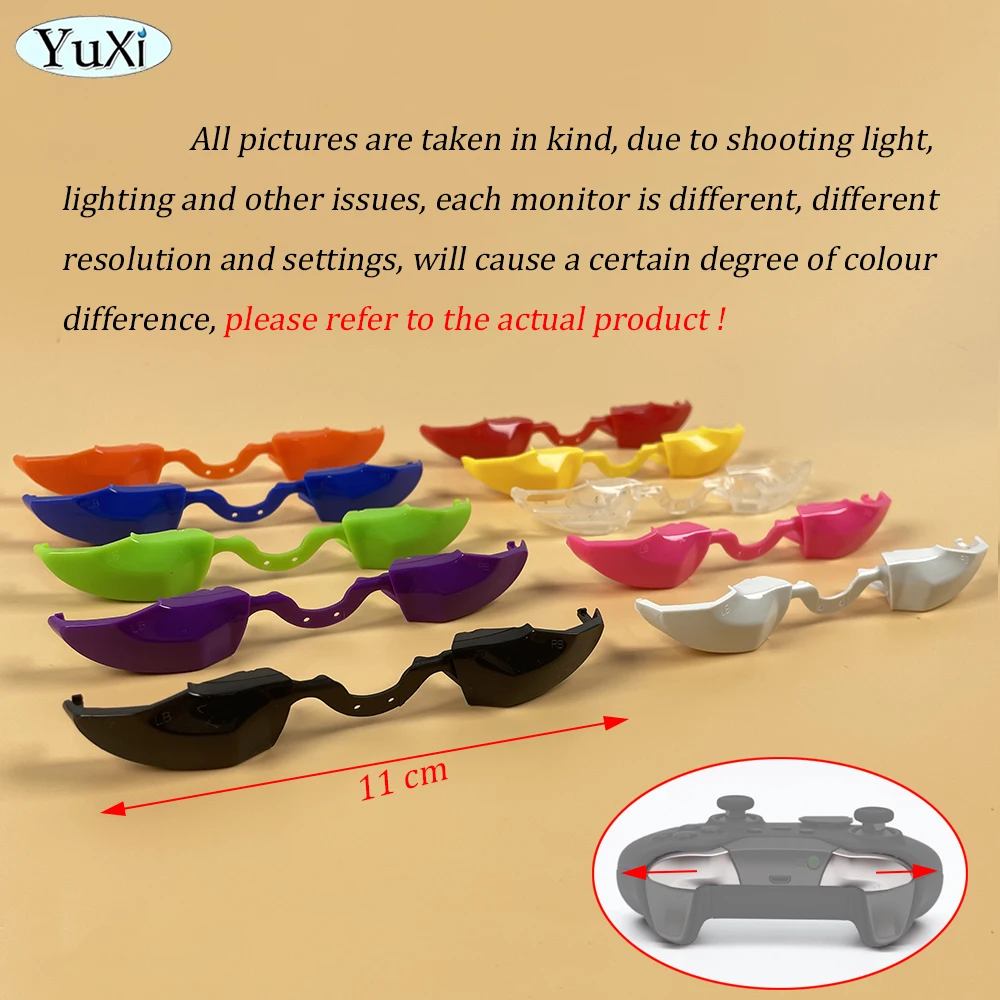 Botón de disparo de parachoques LB RB para controlador Xbox One Elite, accesorios de repuesto de llave de plástico izquierdo y derecho coloridos, 1 unidad - imagen 3