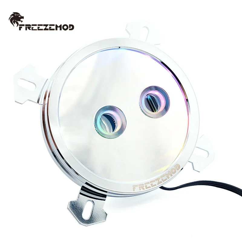 FREEZEMOD-bloque de agua de CPU para AMD/AM5 AM4/Intel 115X 1700 2011 1366, 5V 3pin Light Starry Sky ARGB efecto gradiente