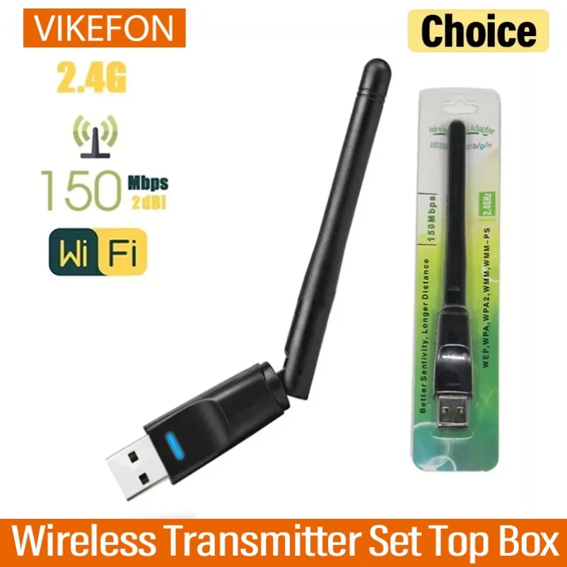 Tarjeta de red inalámbrica MT7601, transmisor inalámbrico USB WiFi, decodificador, receptor inalámbrico IPTV, antena Wifi para ordenadores portátiles de escritorio