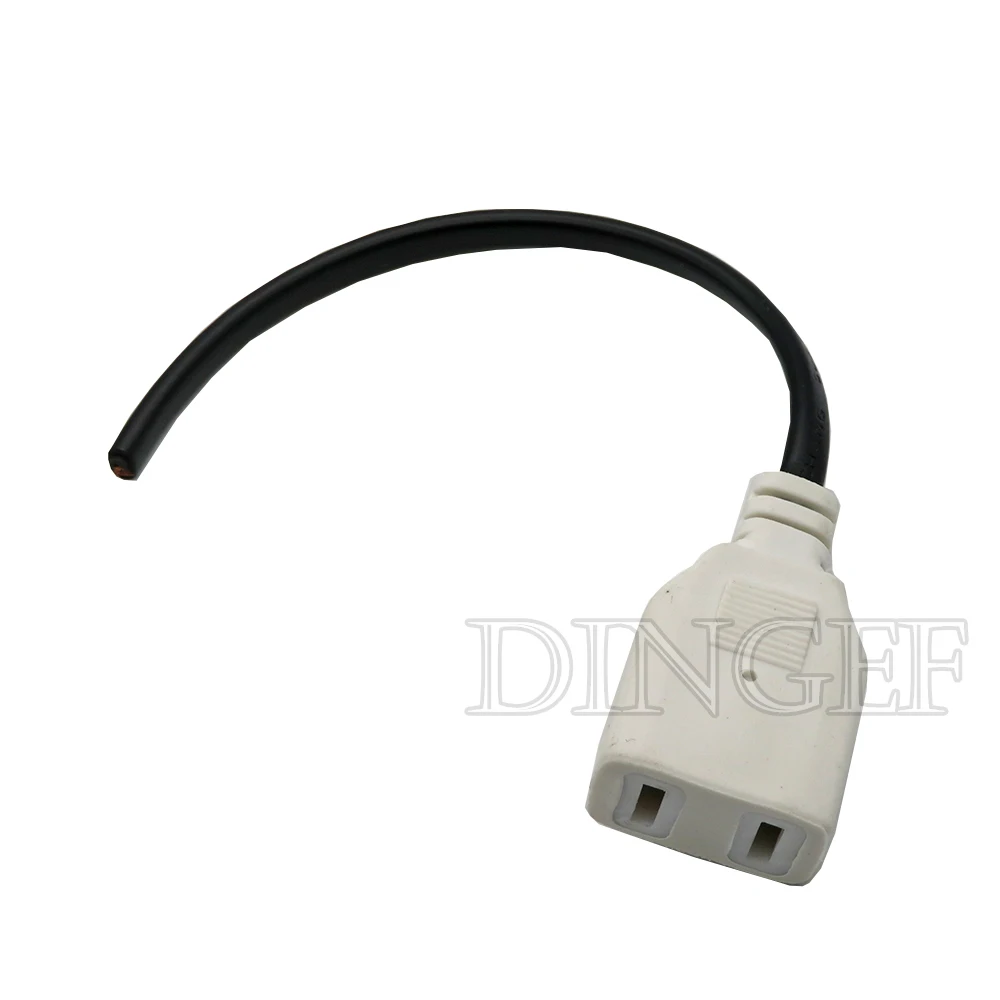 1 Uds con línea 2 agujeros enchufe hembra impermeable de una sola pieza de dos pines hembra 220V macho y hembra acoplamiento cabezal de alimentación de CA - imagen 2