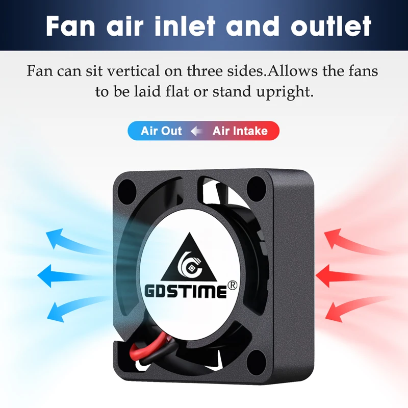 2 uds 80mm 80 20*20*6mm silencioso Mini ventilador 20mm hidráulica teniendo DC 5V 12V pruebas instrumento Sensor proyector ventilador de refrigeración - imagen 5