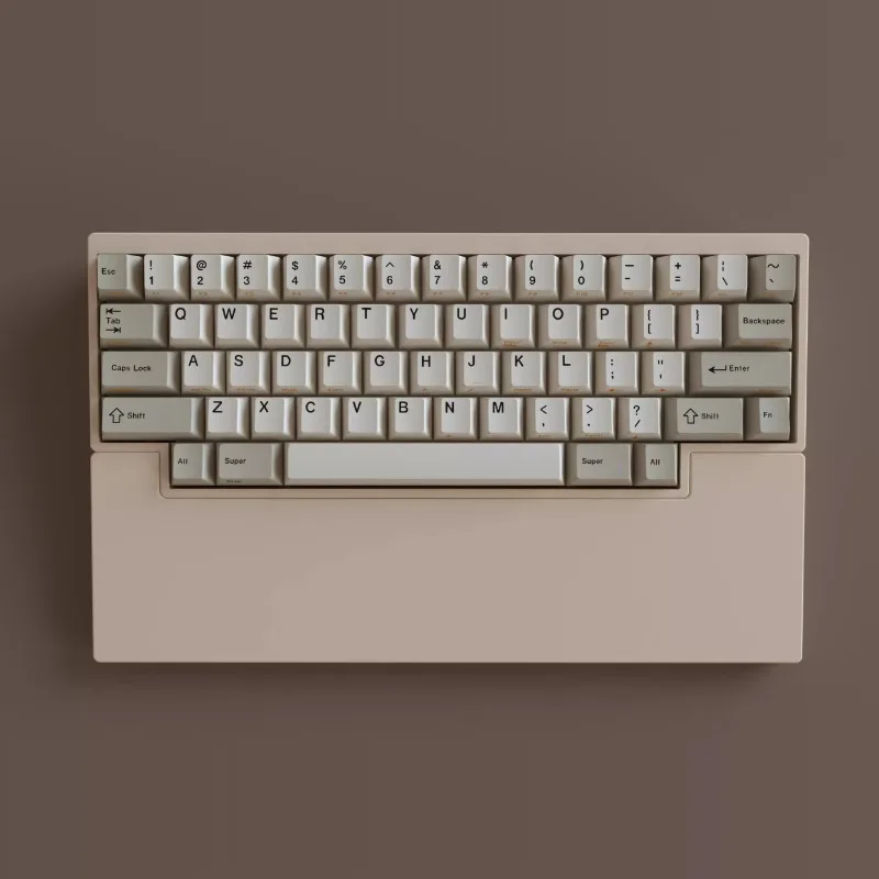 Teclas con huella lateral personalizadas PBT, diseño de personalización Blanco Retro Simple, tapa de tecla de 140 teclas para teclado mecánico, accesorios de regalo - imagen 2