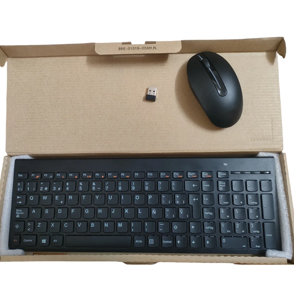 Juego de teclado y ratón inalámbricos con diseño español para lenovo SK8861 - imagen 5