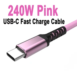 Cable USB-C carga rápida PD para portátil y teléfono inteligente