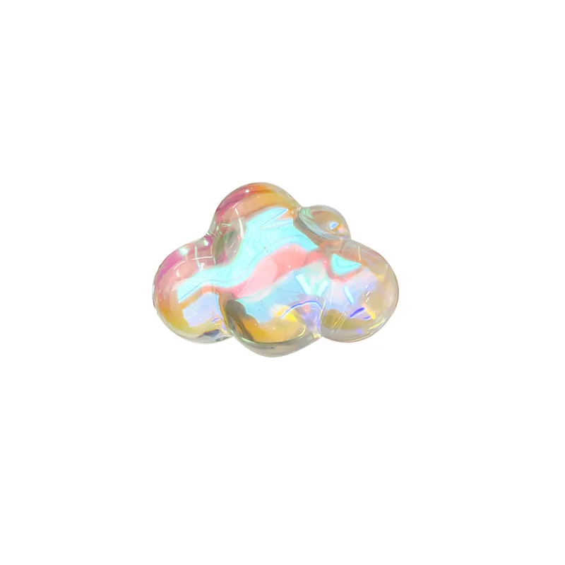 INS 3D Corea nubes soporte de teléfono para IPhone Samsung Xiaomi banda de mano plegable soporte de dedo - imagen 5