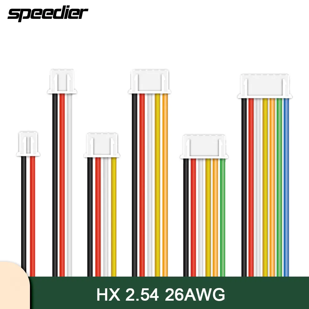 Cable de silicona 26AWG Xh2.54 30 núcleos Terminal de depósito doble único cable eléctrico 2P 3P 4P 5P 6P 7P 8P 9P 10P para electrónica