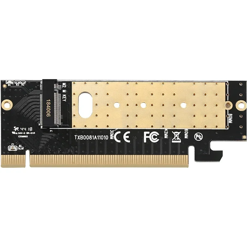 Tarjeta adaptadora M.2 a pcie x16, adaptador pci-e a M2, adaptador NVMe NGFF SSD, interfaz de llave M, tarjeta de expansión 2230 2242 2260 2280 - imagen 4