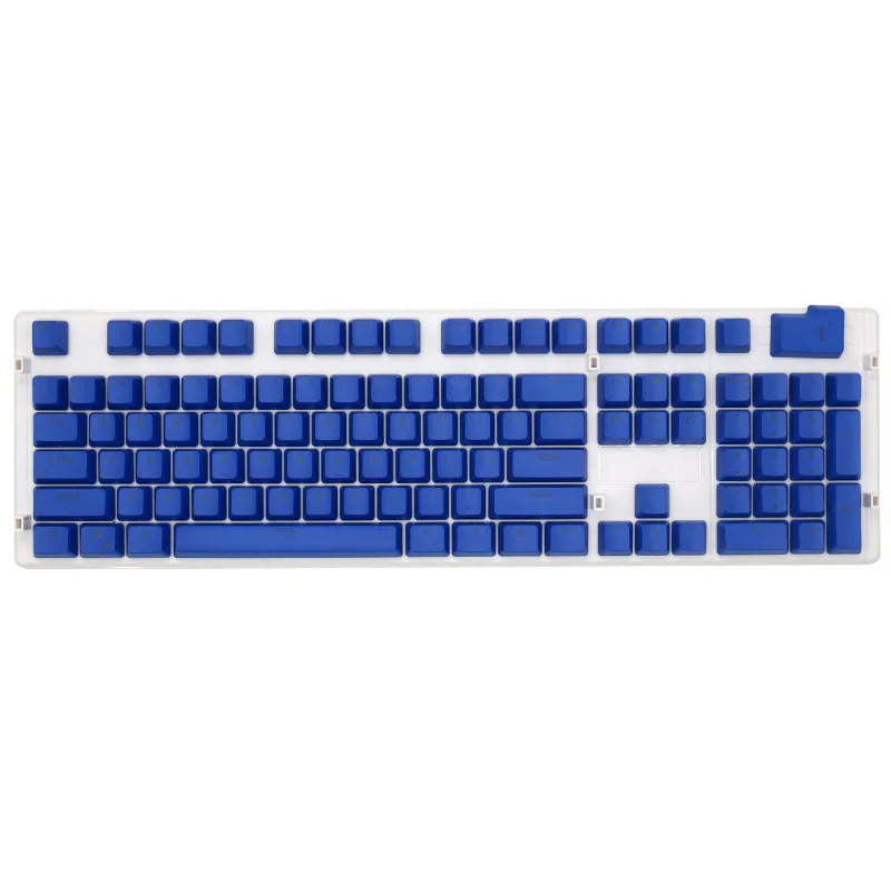 Teclas retroiluminadas de doble disparo PBT con perfil OEM de 104 teclas para teclado mecánico para jugar Cherry Mx Switch, teclas coloridas transparentes - imagen 4