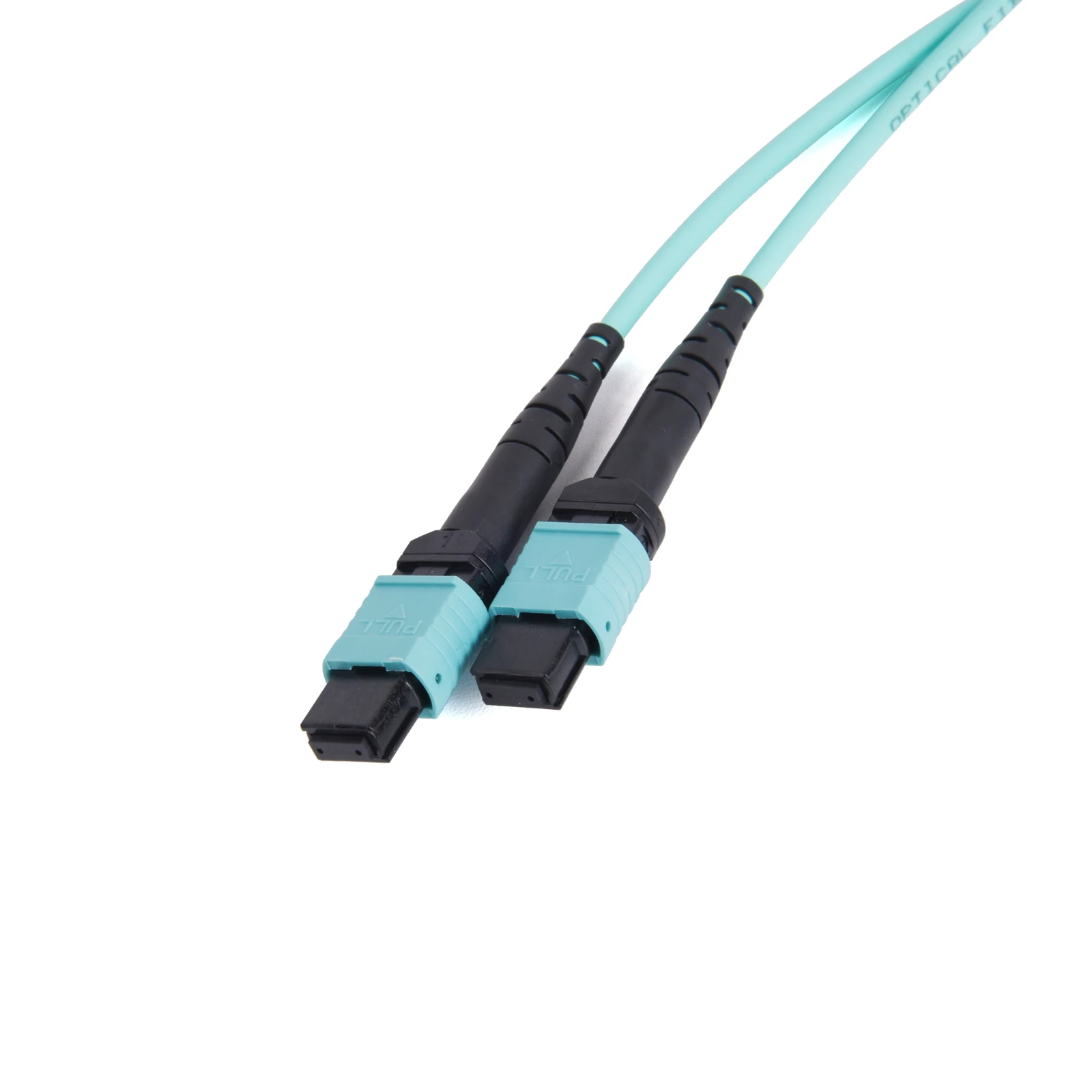 Cable de conexión de fibra OM4 multimodo 100G MPO/PC 8 núcleos APC UPC hembra a hembra tipo B ángulo plano 1/3/5/10/15/20M Cable óptico azul - imagen 4