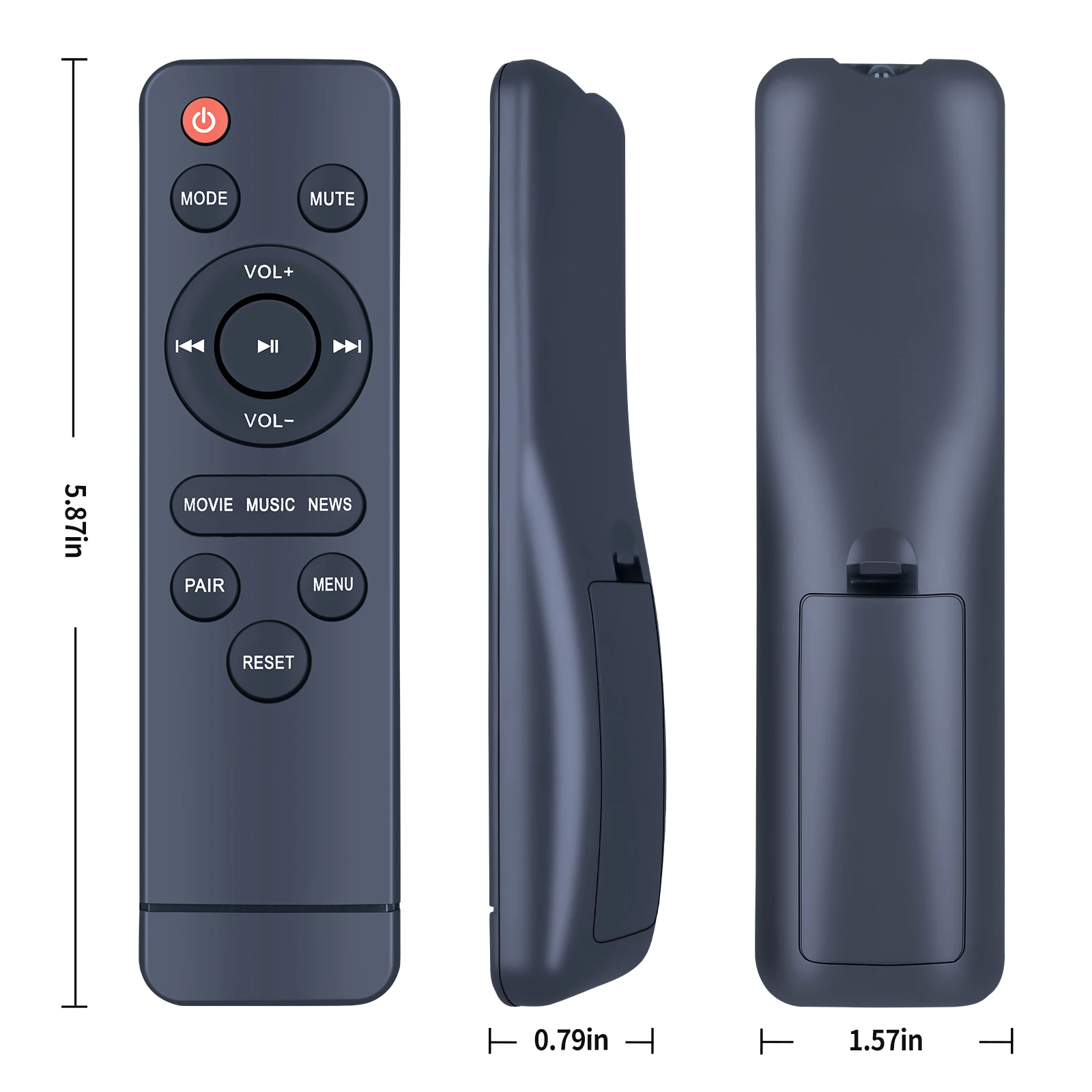 New Remote Control For Acoustic Audio by Goldwood 2.1 Channel Sound Bar - imagen 5