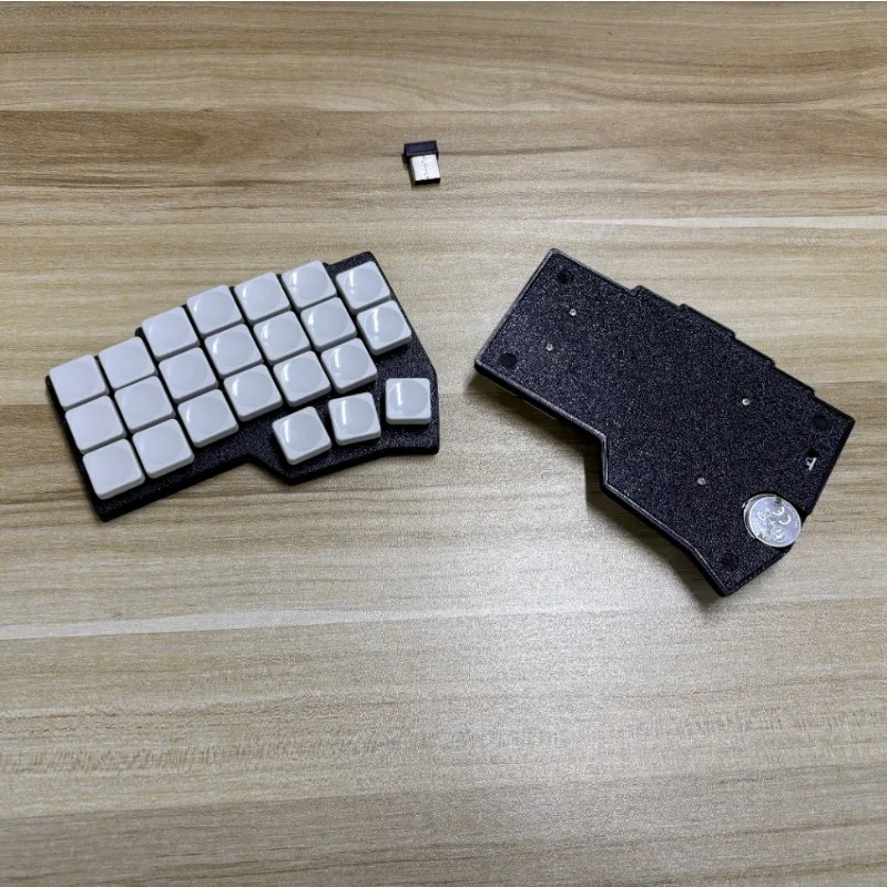 Corne Choc V4 teclado inalámbrico dividido de perfil bajo personalizado 2,4G Vial de intercambio en caliente juego ergonómico teclado mecánico de oficina Kaih V2 - imagen 5