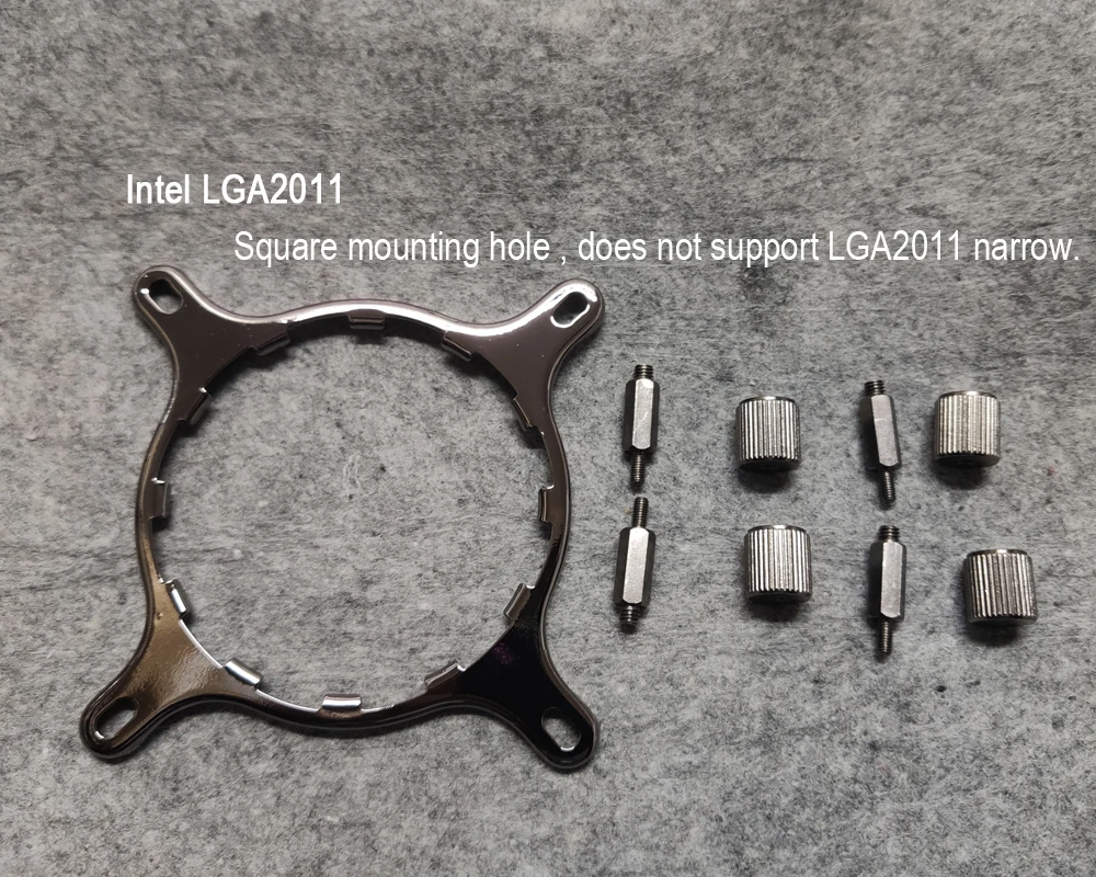 Un orificio de montaje cuadrado no admite LGA2011