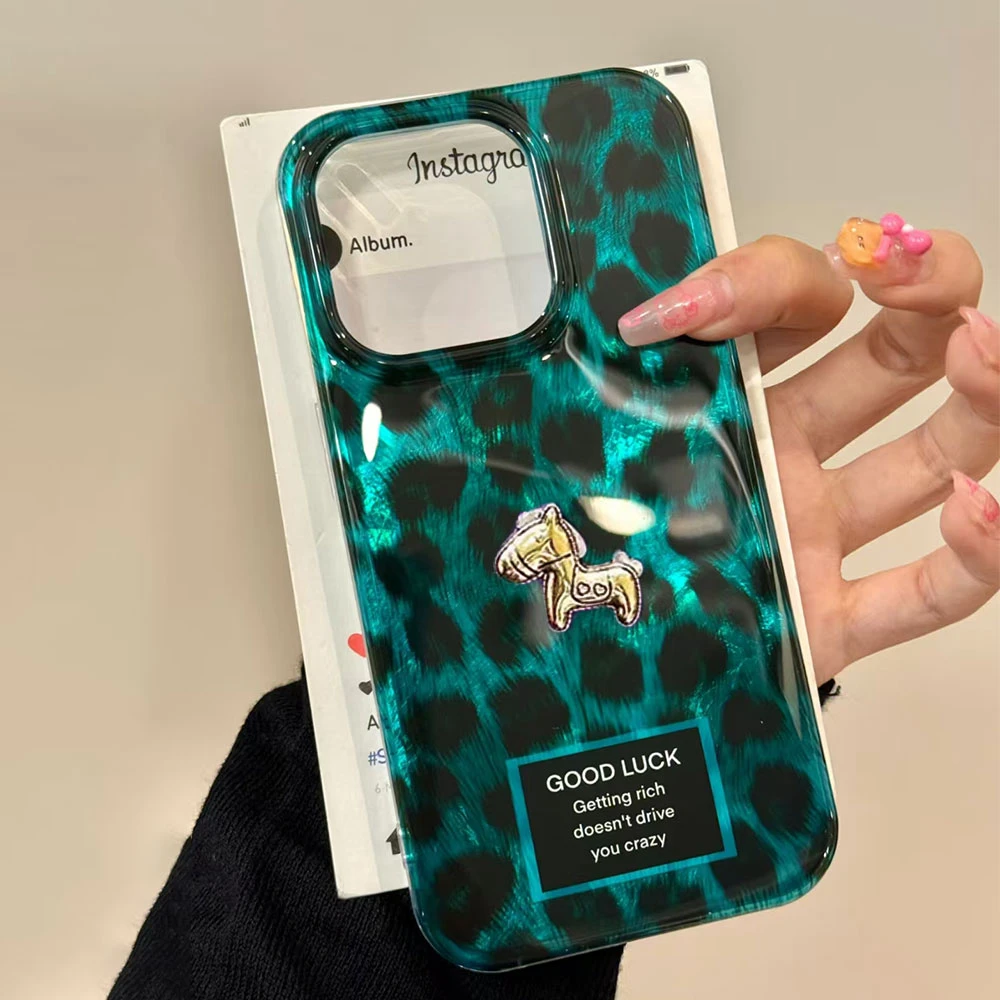  ﻿ ﻿ ﻿ Funda para Teléfono con Diseño de Leopardo Marrón Morado y Pony Dorado para Mujer, Compatible con Samsung Galaxy S23 Plus, S25, S24 Ultra, S22, S20, S21 FE - imagen 4