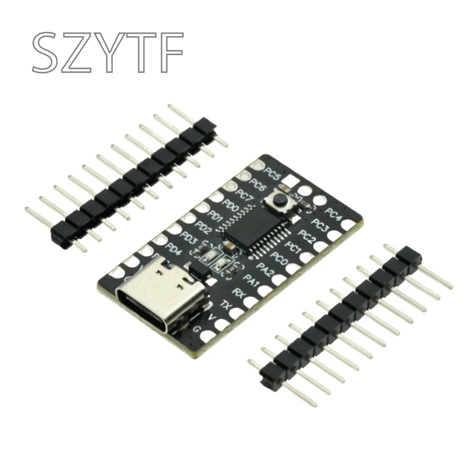 Placa DE DESARROLLO CH32V003F4P6 CH32V003 microcontrolador módulo procesador RISC-V interfaz TYPE-C - imagen 3