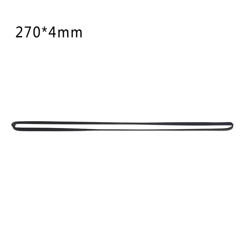 Correa de transmisión plana de goma correa para plato giratorio reemplazada para reproductor de discos Walkman, repetidor de CD-ROM de DVD, reemplazo de 4mm de ancho - imagen 4