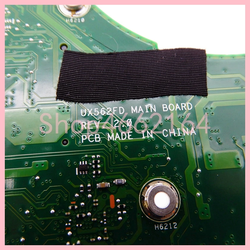 Placa base UX562FD i7-8565U CPU 8GB/12GB/16GB RAM GTX1050-V2G GPU para ASUS UX562F UX562FD Q536FD Q547 Q547FD placa base para ordenador portátil - imagen 3