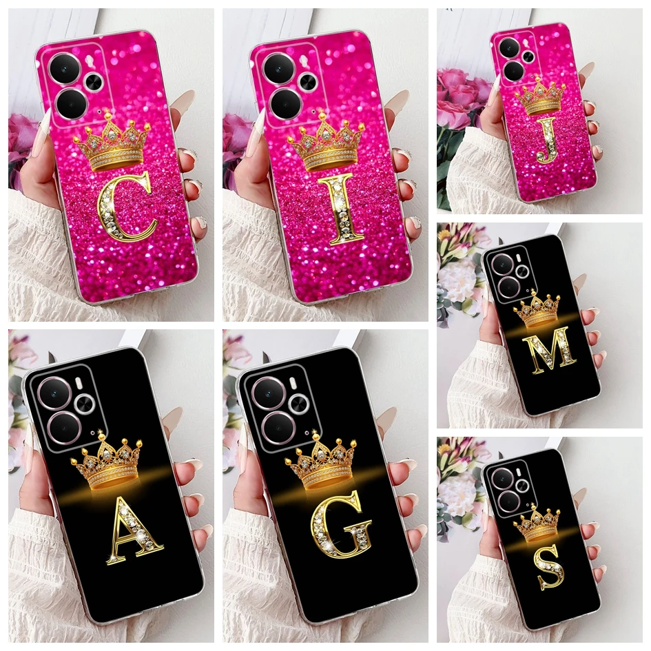 Para Realme 14 5G Funda RMX5075 Funda de silicona suave con letras bonitas Funda de teléfono para Realme 14 Pro Plus Funda Realme14 14T Coque - imagen 2