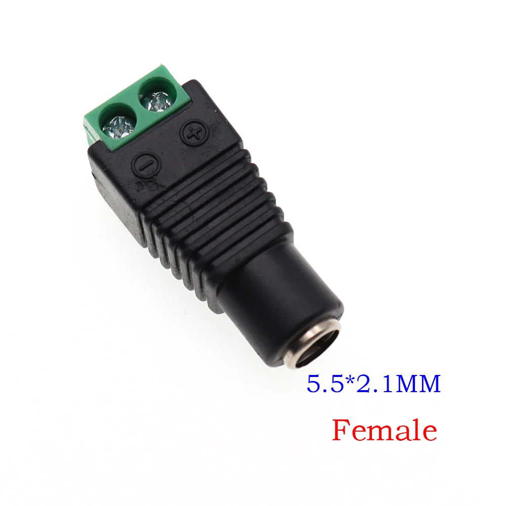 2-10 Uds 2,5mm * 5,5mm conector de alimentación CC 2,1mm * 5,5mm enchufe Jack macho hembra para Audio Video - imagen 5