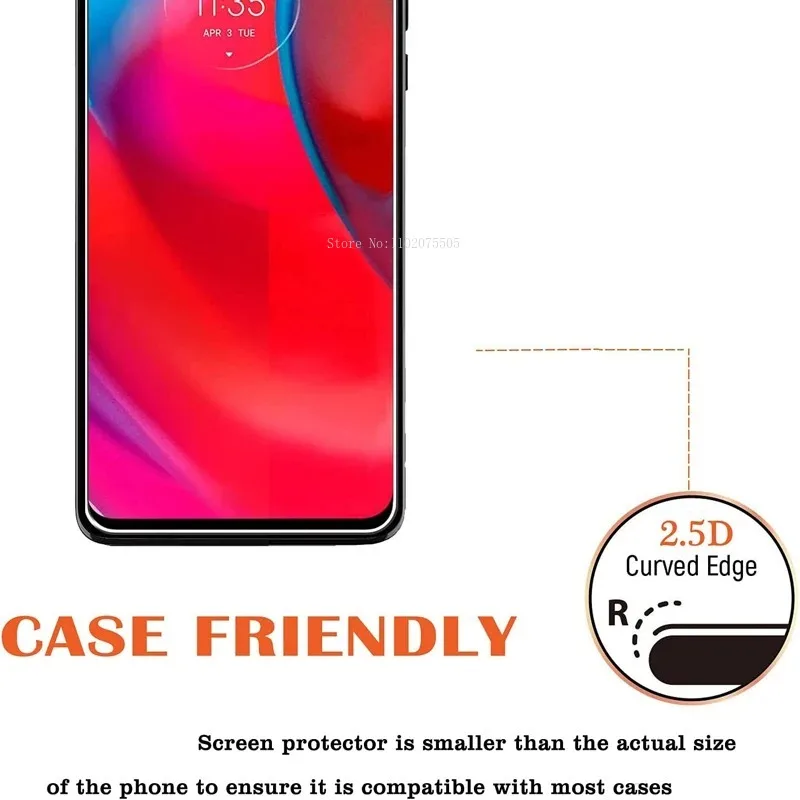 4 Uds vidrio templado para Motorola Moto G13 G23 G53 G73 G22 G32 G52 G72 G82 E13 E32 E22i Edge 20 Pro 30 Neo película protectora de pantalla - imagen 4