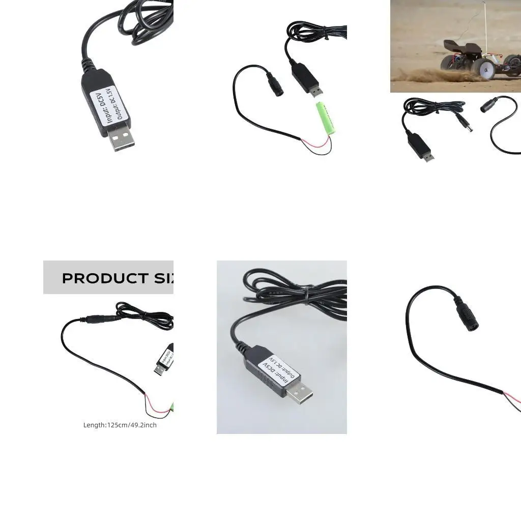 R53C 1.5V Alternativa batería USB 5V2A a 1x1.5V LR03 AM-4 Eliminadores batería Conveter fuente alimentación Fácil