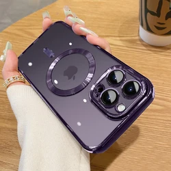 Funda MagSafe Silicona para iPhone 11-15 Pro Max – Protección Lente