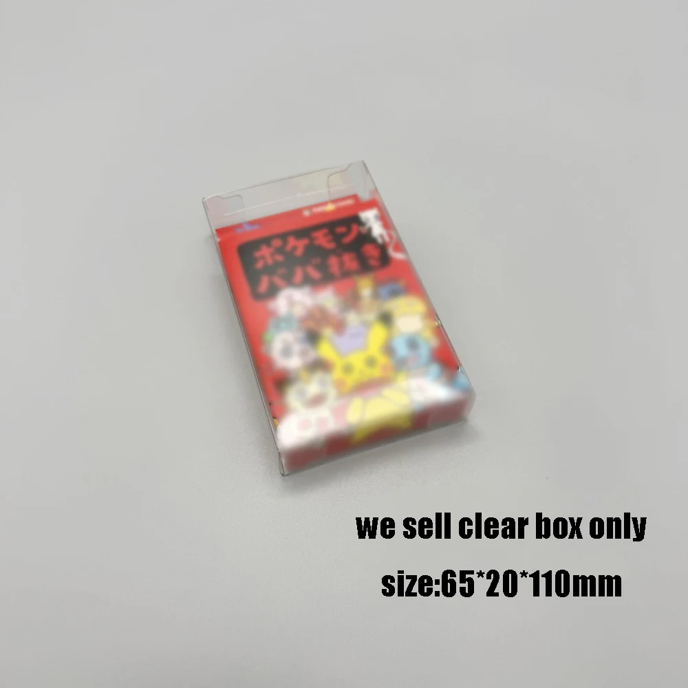 Caja de almacenamiento transparente, caja de PET para PTCG babanuki Old Maid, versión azul/rojo/amarillo, caja colectora, caja de protección de exhibición - imagen 2